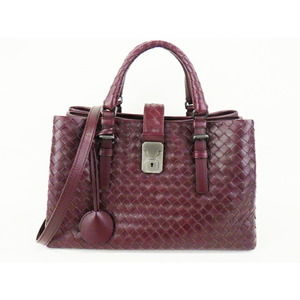 Bottega Veneta Small Intrecciato Handbag Rome Bordeaux